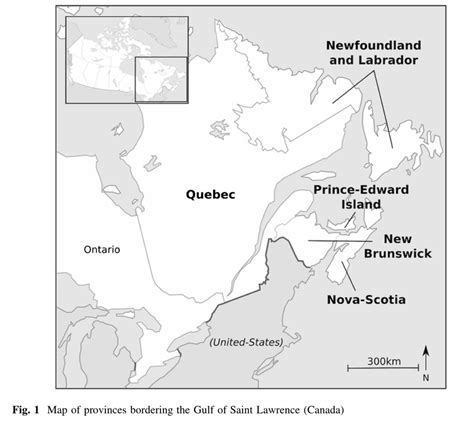 Gulf Of Saint Lawrence Map