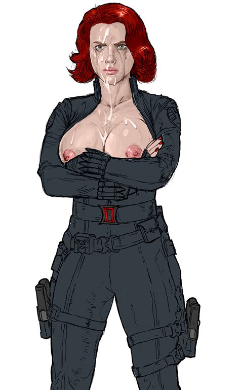 Black Widow Colourised By HyperactivePear Hentai Foundry
