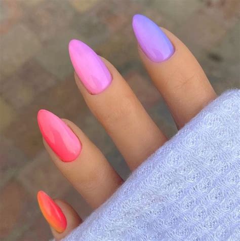 Beautiful Multi-Colored Nails Designs For Summer - The Glossychic