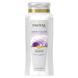 Amazon Pantene Pro V Sheer Volume Shampoo 21 1 Fluid Ounce