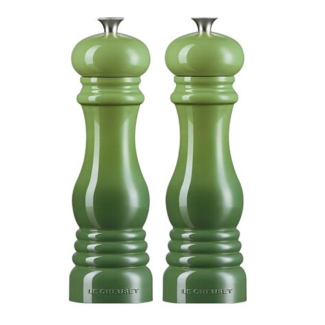 Le Creuset Salt And Pepper Mill Set Cm Bamboo Knivesworld Eu