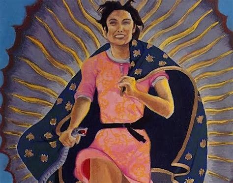 How Chicana women artists have often used the figure of the Virgin of