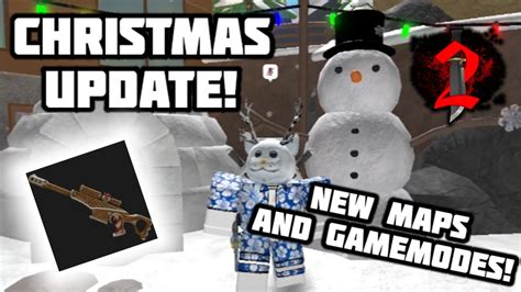 Mm2 Christmas Update Murder Mystery 2 Roblox Youtube