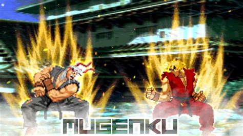 Grand Master Ryu Vs Sensei Ken Street Fighter MUGEN Multiverse YouTube