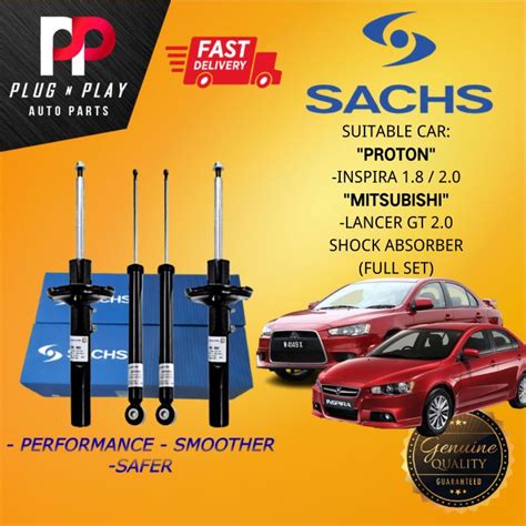 SACHS PROTON INSPIRA 1 8 2 0 MITSUBISHI LANCER GT 2 0 SHOCK