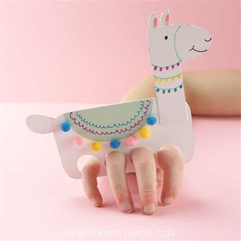 Colorful Llama Craft For Kids I Heart Crafty Things