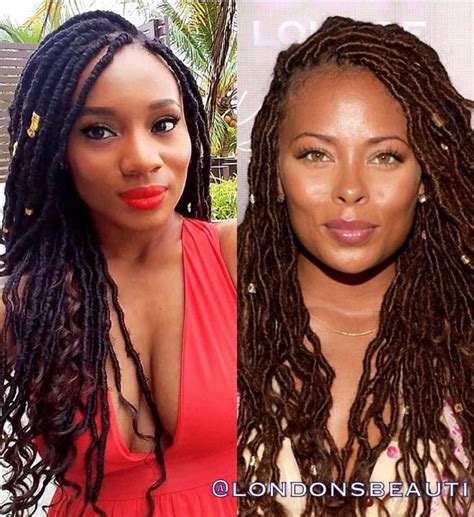 Goddess Faux Locs Done By Londons Beautii In Bowie Maryland