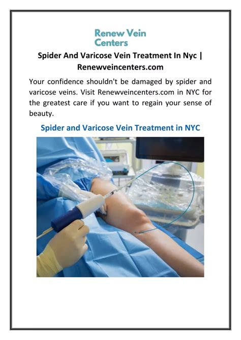 Ppt Spider And Varicose Vein Treatment In Nyc