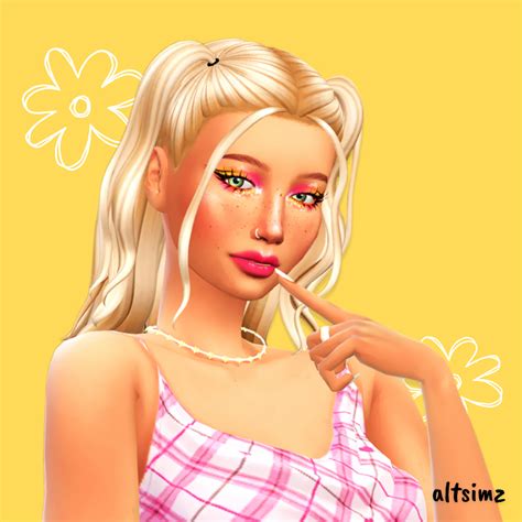 The Blonde Simmer Thank You For Using My CC She Is Stunning