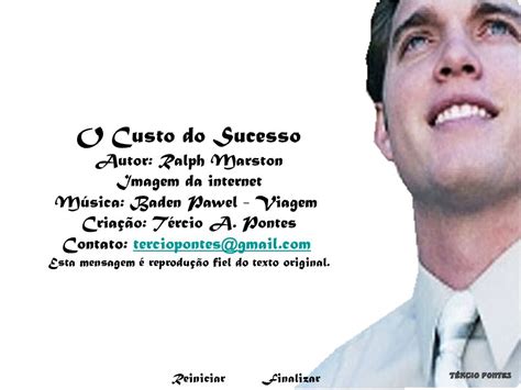 O Custo Do Sucesso De Ralph Marston O Custo Do Sucesso De Ralph