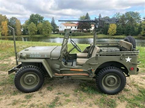 Rare Original Wwii Ford Gpw Script Jeep Willys Mb Military Us Army