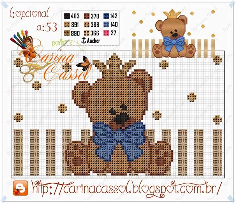 Pin De Delia Wilson Em Cross Stitch Baby Urso Ponto Cruz Ponto