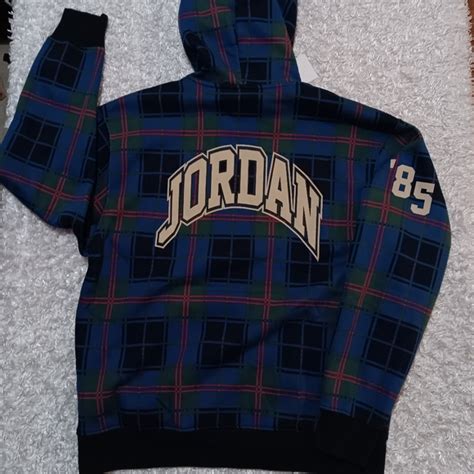 Jordan | Shirts | Mens Nike Jordan Plaid Hoodie Sweatshirt Nwt | Poshmark