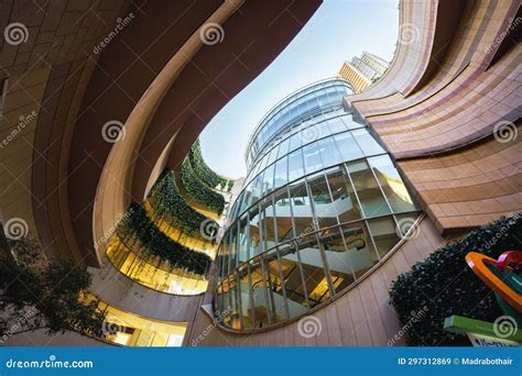 Passage in Namba Parks, a Shopping Complex in Namba, Osaka, Japan ...