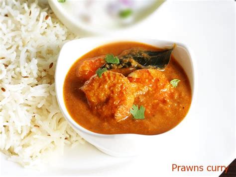 Prawn Curry Recipe - Swasthi's Recipes