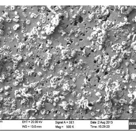 SEM Images Of The Mild Steel Specimen After Immersion In 1 0 M HCl A