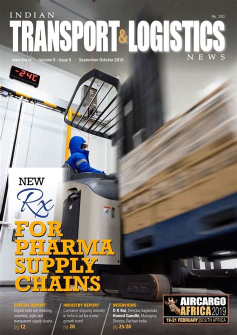 Indian Transport Logistics News September October 2018 Magazine