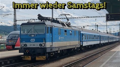 îmmer wieder Samstags Zugverkehr in Dresden Hbf Dĕčín hlavní nádraží