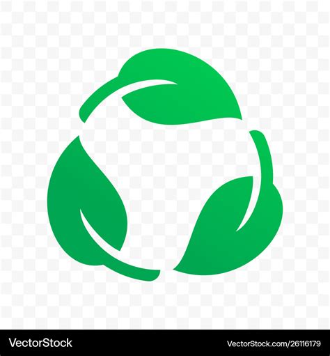 Biodegradable Recyclable Plastic Free Label Icon Vector Image