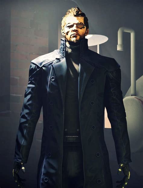 Adam Jensen Human Revolution Coat Deus Ex Human Online Celebrity Human