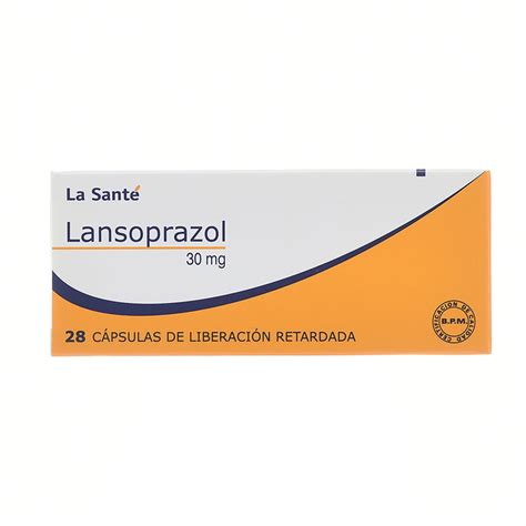 LANSOPRAZOL 30mg LS 28 CAP Drogas Exito