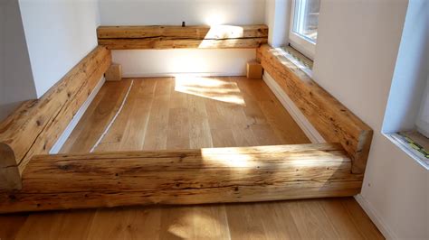 Balkenbett Bett Selber Bauen Made By Myself Dein Diy Heimwerker Blog