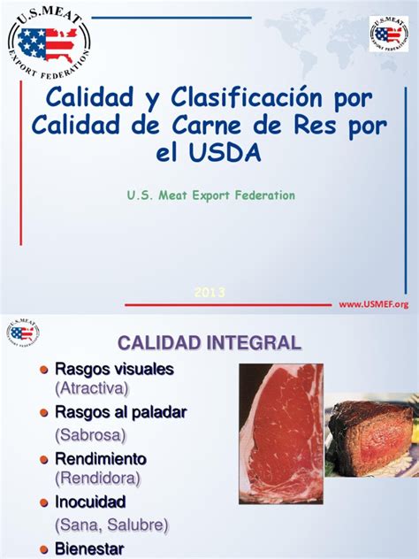 Clasificación de la carne de res Guía práctica para elegir la mejor