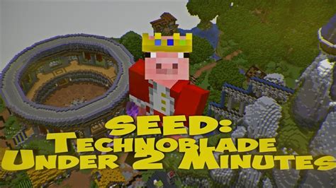 Speedrunning The Seed Technoblade Under Minutes Read Desc Youtube