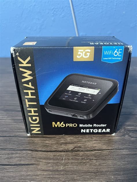 NETGEAR Nighthawk M6 Pro MR6500 AT T Unlocked 5G Wi Fi Router Black