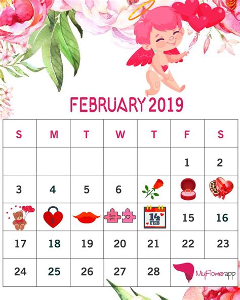 February Calendar | Love month, Valentines, February calendar