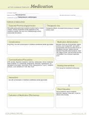 Medication Norepinephrine Pdf ACTIVE LEARNING TEMPLATE Medication