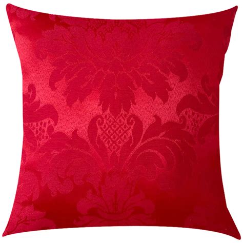 Capa De Almofada Jacquard Vermelho 45x45cm Leroy Merlin