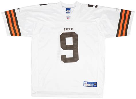 2005-06 Cleveland Browns Frye #9 Reebok Away Jersey (Very Good) XL