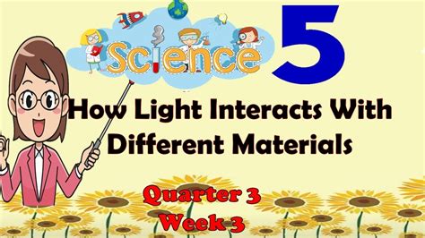 Science 5 Q3 Week 3 How Light Interacts With Different Materials YouTube