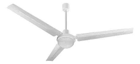 Ventilador De Techo Liliana Vthi Blanco Con Palas Metal