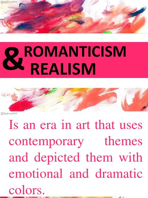 Romantic and Realism | PDF | Romanticism | Plastic Arts