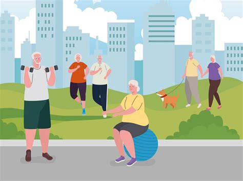 Download Senior citizens doing activities outdoors for free | Senior ...