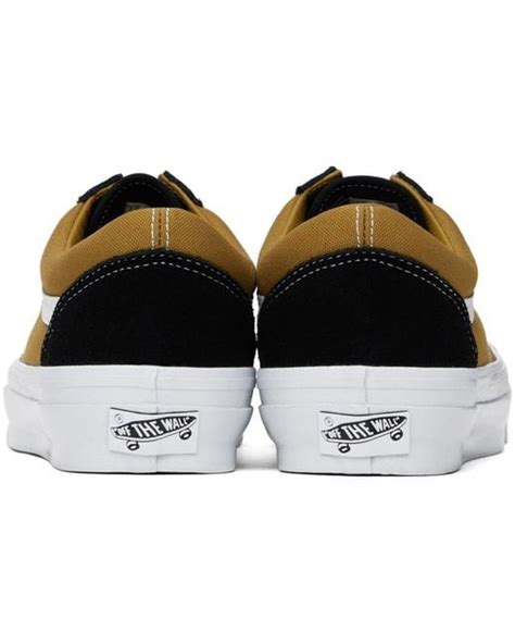 Vans Tan Old Skool Sneakers in Black for Men | Lyst