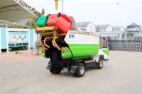 New Brand Compactor Electric Garbage Truck Mini Self Loading Bin Lifter