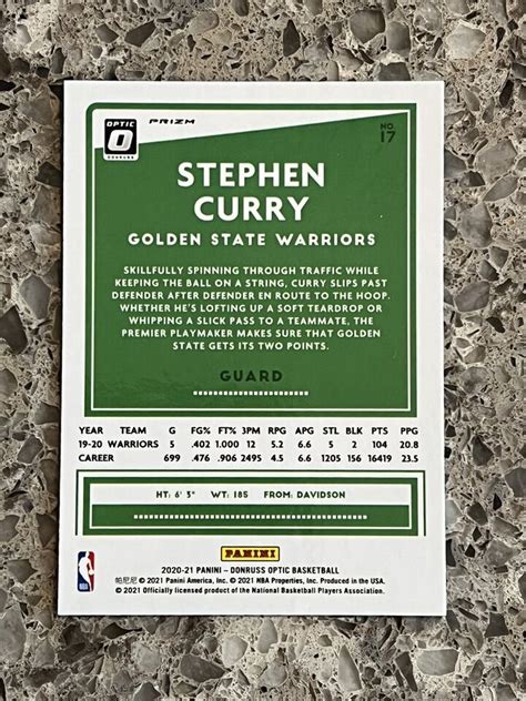 Stephen Curry Donruss Optic Silver Wave Prizm Fanatics