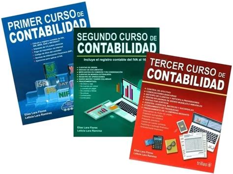 Pack Cursos De Contabilidad Elias Lara Trillas Env O Gratis