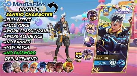 Script Skin Claude Sanrio Bad Bro No Password Full Effect Voice