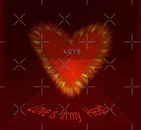 Love Is In My Heart By Zina Stromberg Redbubble