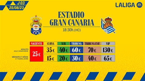 Comienza La Venta De Entradas Para Las Palmas Vs Real Sociedad Ud Las