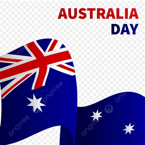 Happy Australia Day Vector Hd Images, Australia Day With Flag, Australia, Day, Event PNG Image ...