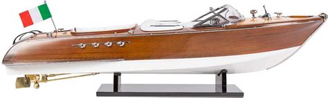 Buy Riva Aquarama Classic Wooden Model Boat 27 5 White Interior Assembled Wooden Toy Boat