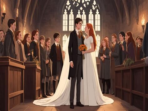 Magical Union Harry And Ginnys Wedding In The Style Of Harry Potter