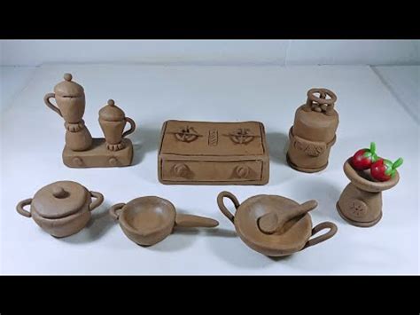 Amazing Technique Make Handmade Kitchen Set With Clay Miniature Clay