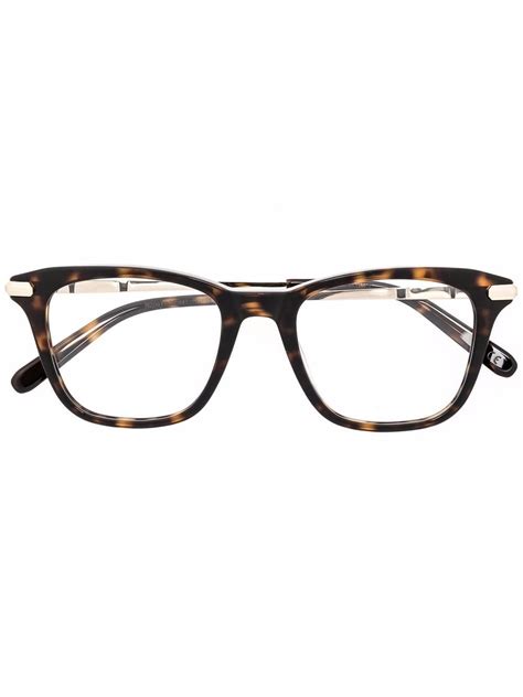 Brioni tortoise-shell Square Eyeglasses - Farfetch