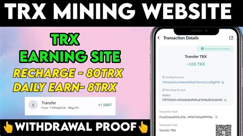 Best Tron Trx Cloud Mining Website Trx New Site Today Trx Mining